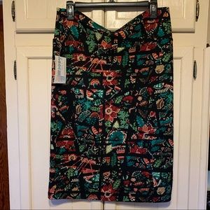 Lularoe Cassie size L skirt - floral NWT